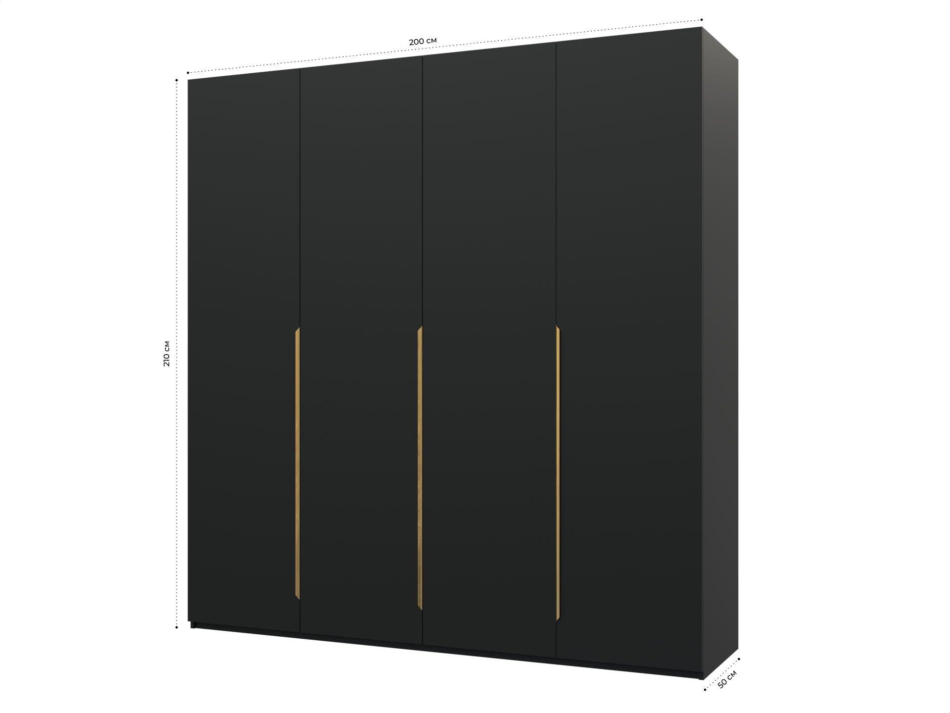 Пакс Альхейм 14 black (gold) ИКЕА (IKEA) изображение товара