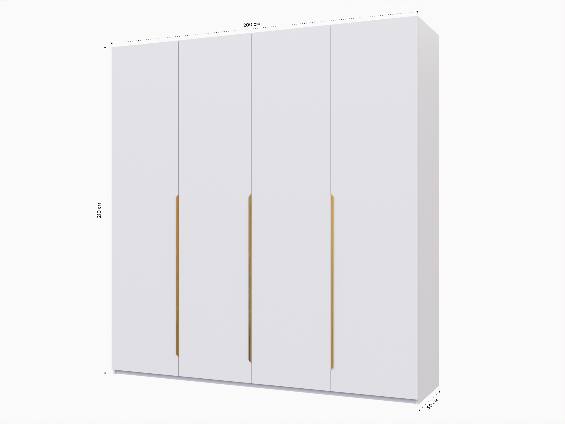 Пакс Альхейм 14 white (gold) ИКЕА (IKEA) изображение товара