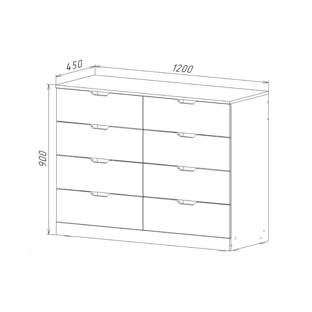 Нордли 13 white ИКЕА (IKEA) изображение товара