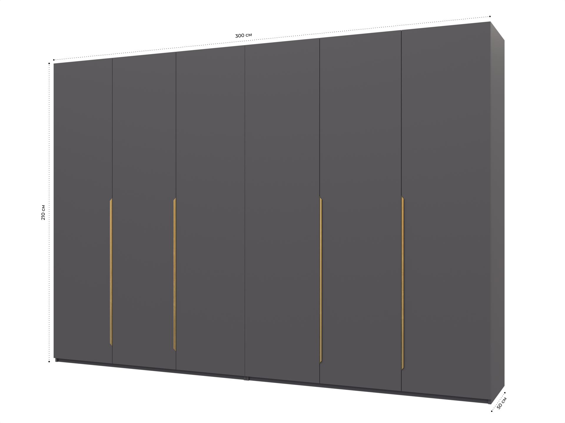 Пакс Альхейм 16 grey (gold) ИКЕА (IKEA) изображение товара