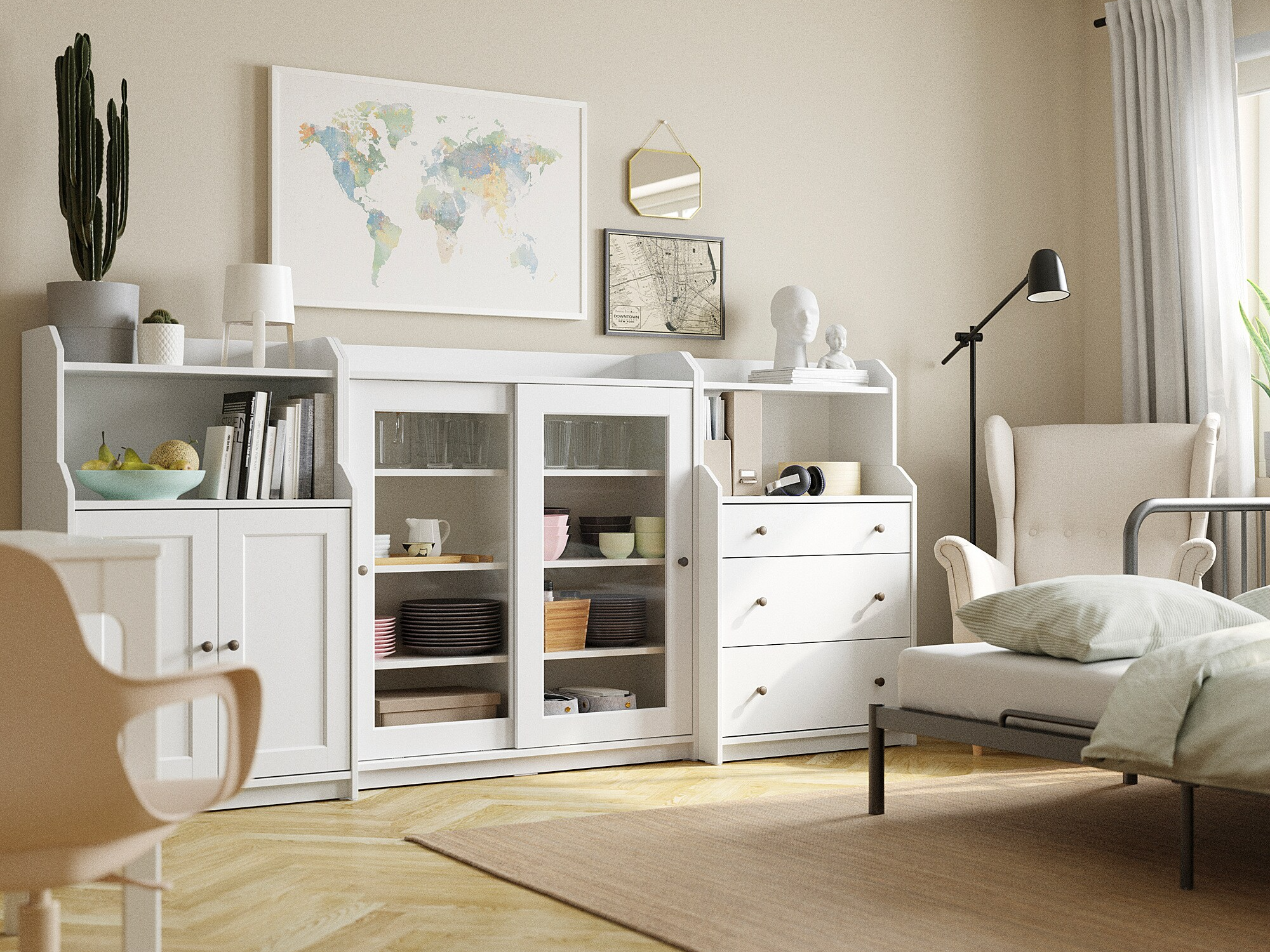 Хауга 15 white ИКЕА (IKEA) изображение товара