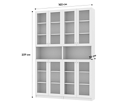 Изображение товара Билли 393 white ИКЕА (IKEA) на сайте bintaga.ru