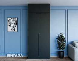 Изображение товара Пакс Альхейм 22 black (silver) ИКЕА (IKEA) на сайте bintaga.ru