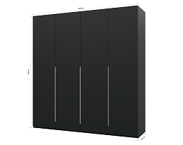 Изображение товара Пакс Альхейм 14 black (silver) ИКЕА (IKEA) на сайте bintaga.ru